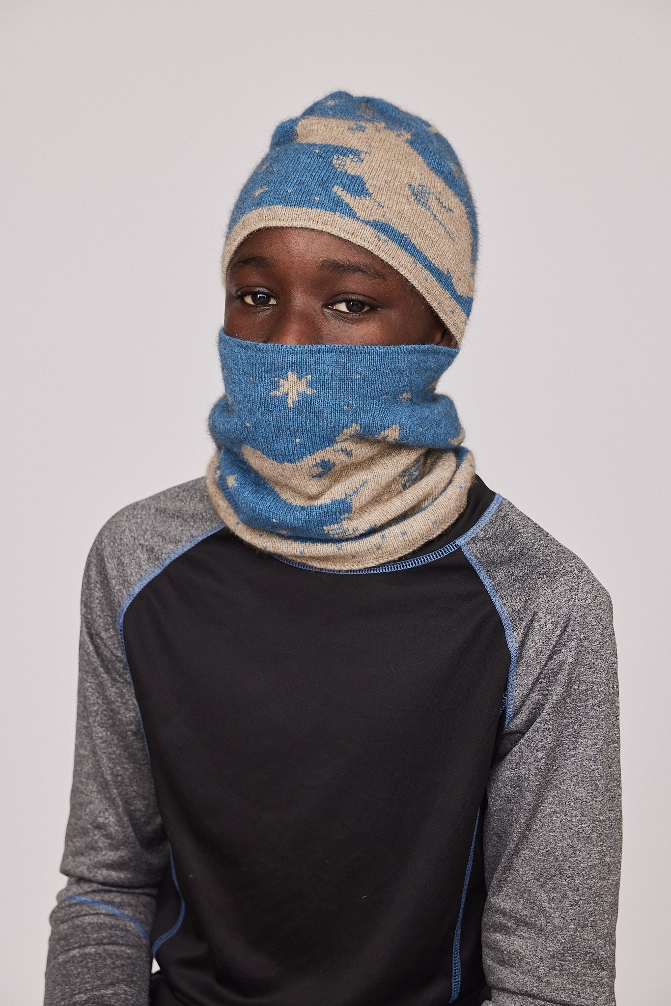 Moomintroll Neck Gaiter (Sky Blue)