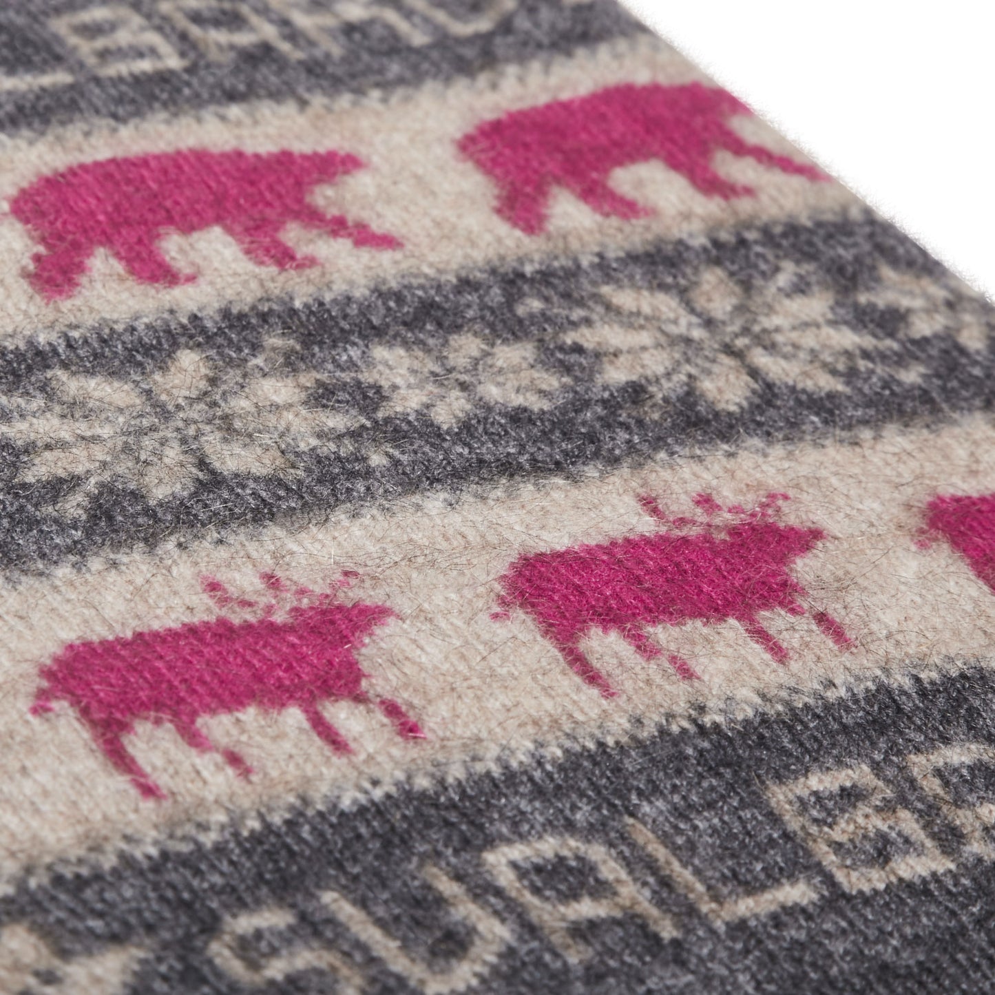 Svalbard Neck Gaiter (Grey/Pink)