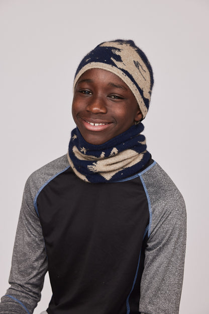 Moomintroll Neck Gaiter (Navy)