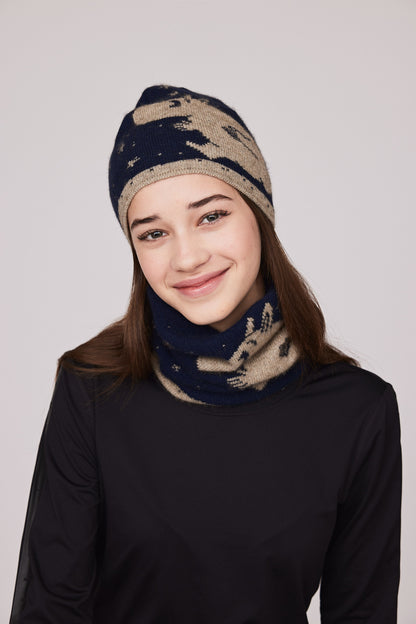 Moomintroll Neck Gaiter (Navy)