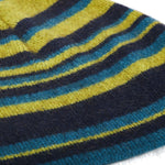 Trapper Beanie (Turquoise/Moss)