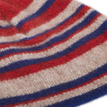 Trapper Beanie (Royal Blue/Red)